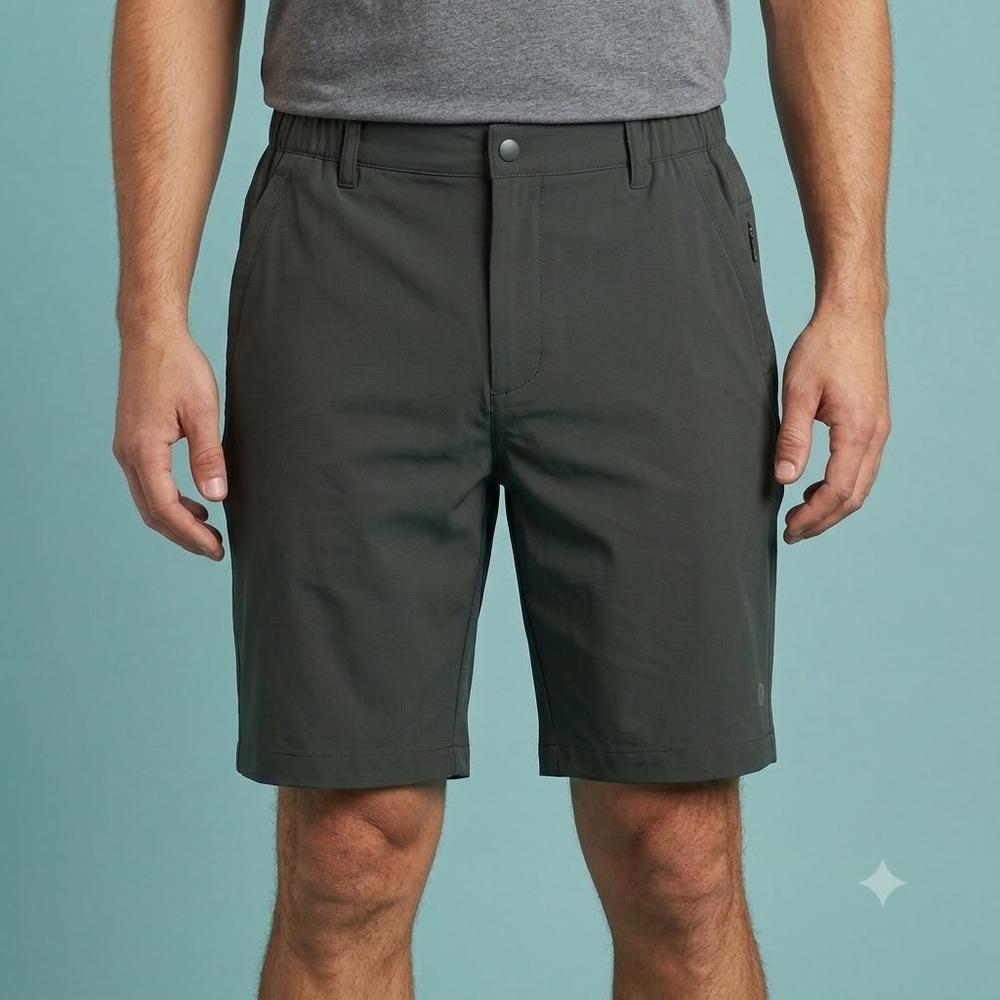 Mondetta Outdoor Project Mens 36 Grey Performance Tech Hybrid Hiking Shorts